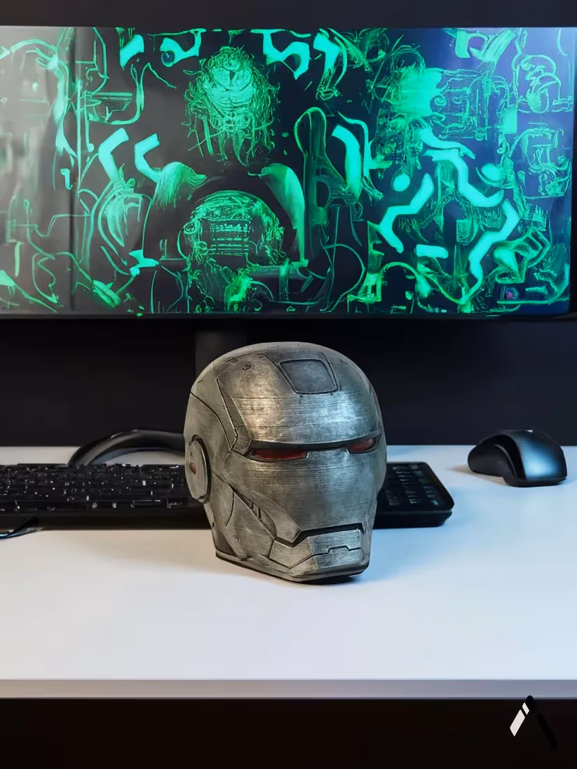 Iron Man Armor Head Display Stand