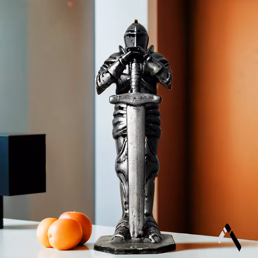 Imperial Roman Knight Guardian Statue