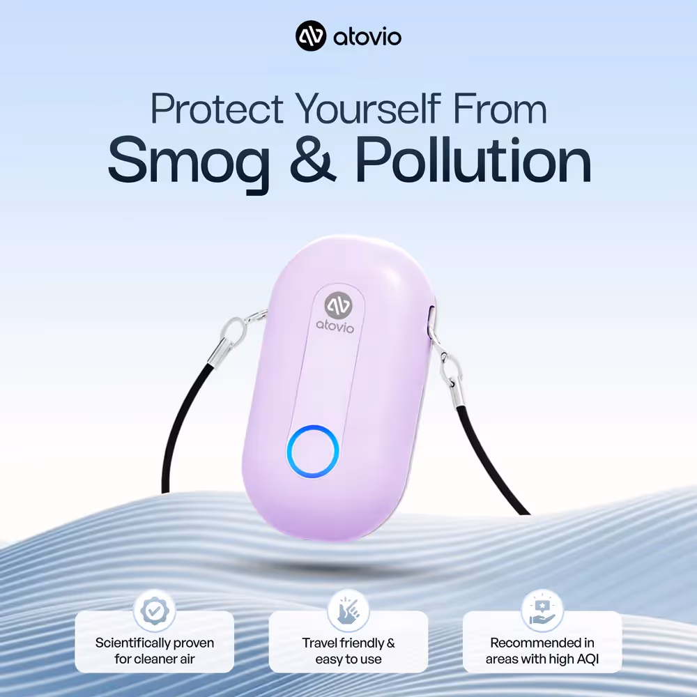 Atovio Wearable Air Purifier-Lavender - photo 1 of 4