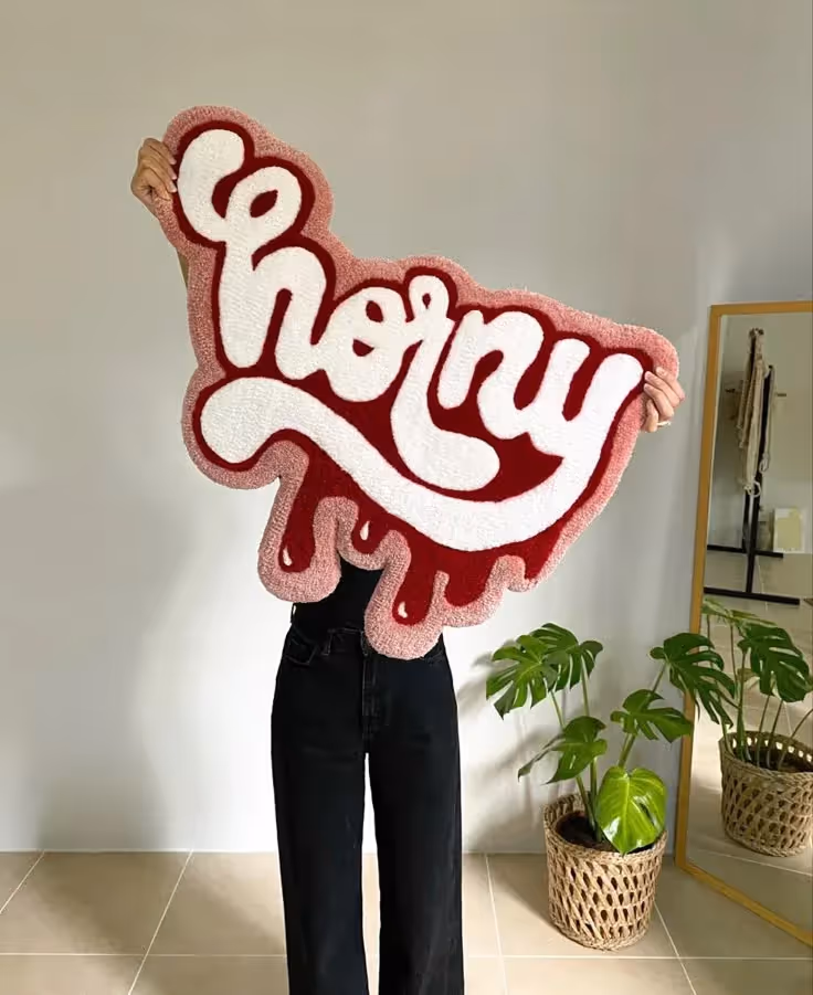 Cozy Bear Handmade Statement Rug - photo 1 of 4