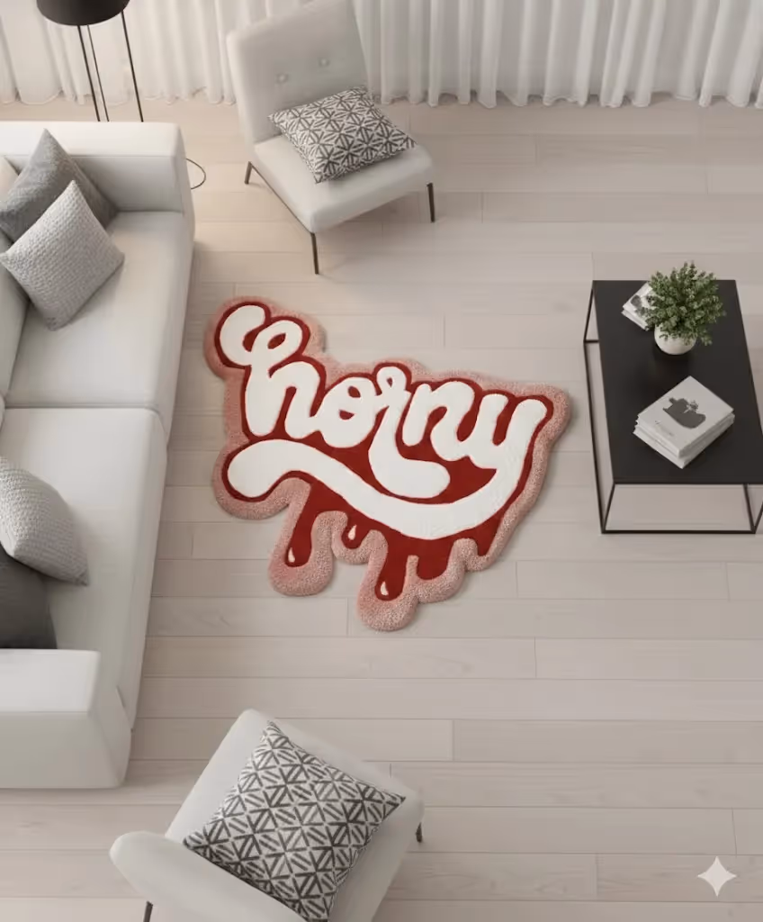 Cozy Bear Handmade Statement Rug - photo 4 of 4