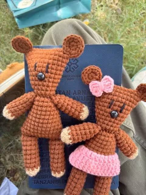 Cozy Bear Classic Teddy Crochet Plush
