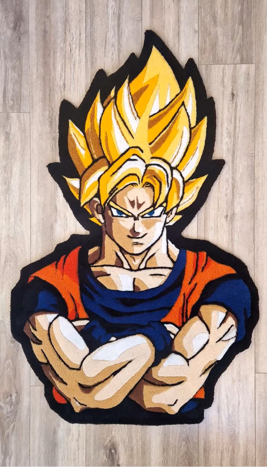 Cozy Bear Goku Saiyan Rug - photo 1 of 4