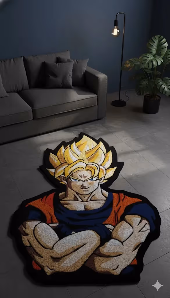 Cozy Bear Goku Saiyan Rug - photo 4 of 4