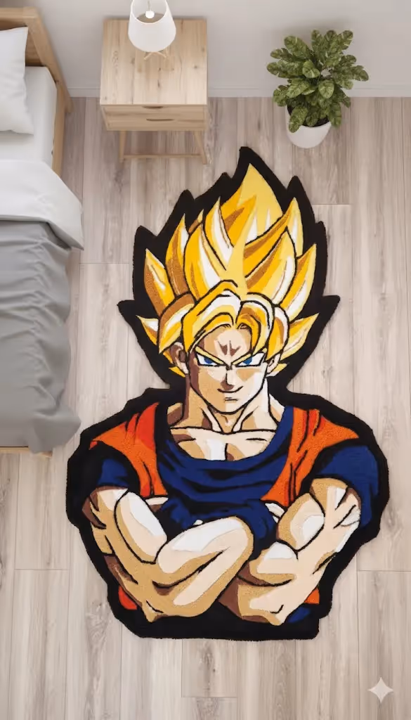Cozy Bear Goku Saiyan Rug - photo 3 of 4