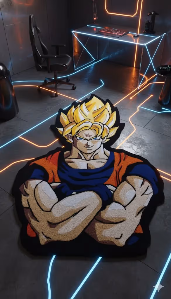Cozy Bear Goku Saiyan Rug - photo 2 of 4