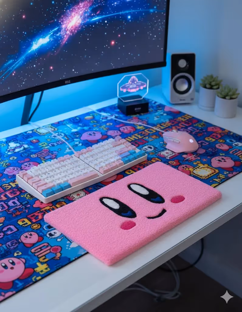 Cozy Bear Kirby Keyboard Rug - photo 4 of 4