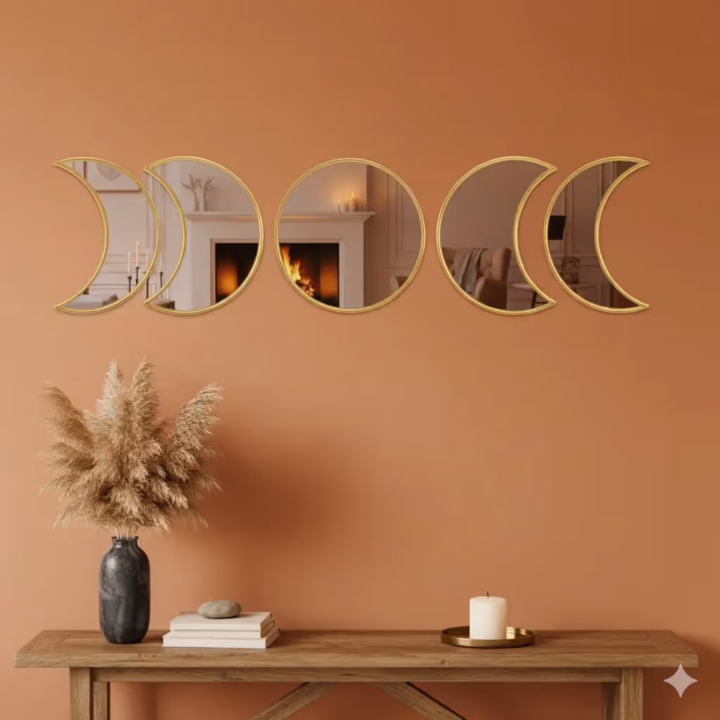 Cozy Bear Moon Phase Mirrors - photo 3 of 4