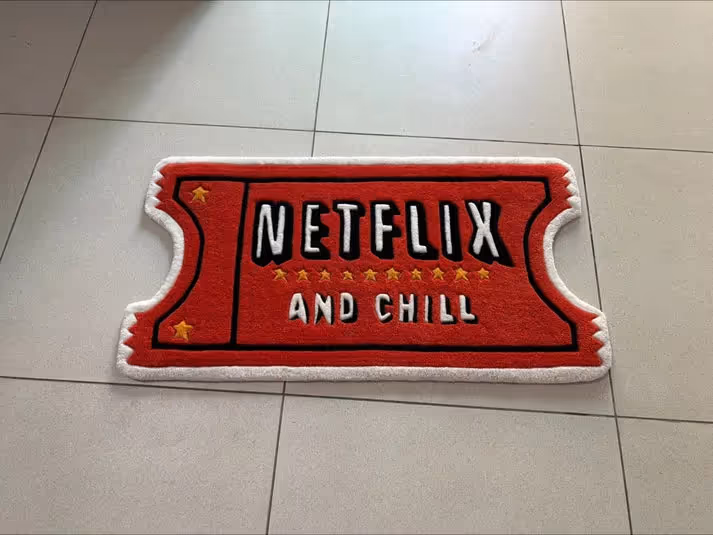 Cozy Bear Netflix Chill Rug - photo 2 of 4