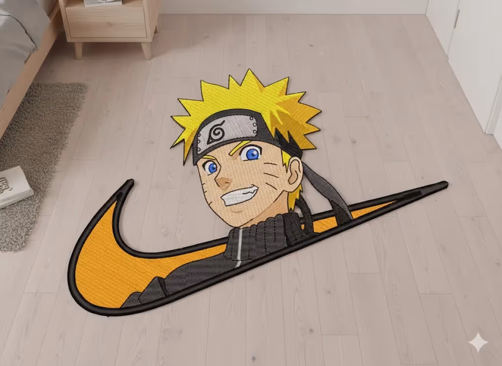 Cozy Bear Naruto Nike Rug - photo 4 of 4
