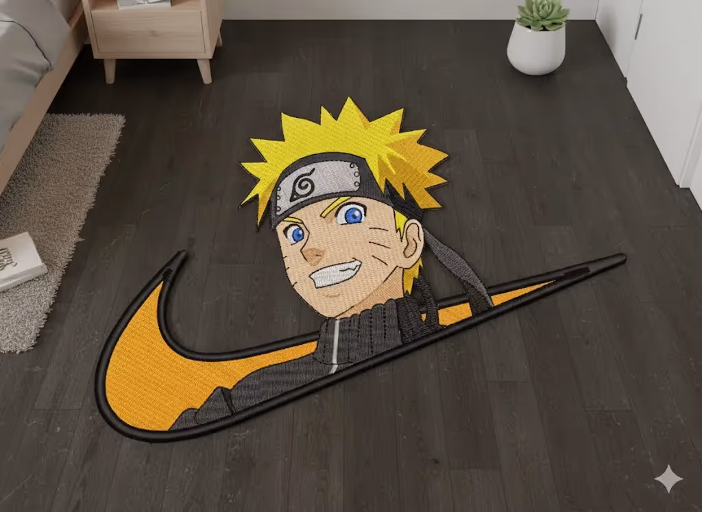 Cozy Bear Naruto Nike Rug - photo 3 of 4
