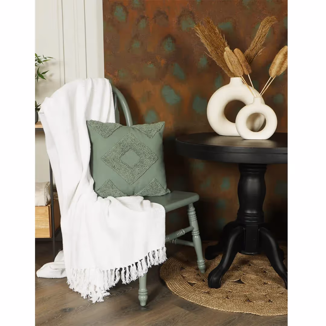 Cozy Bear Olive Drift Cushion - photo 1 of 4