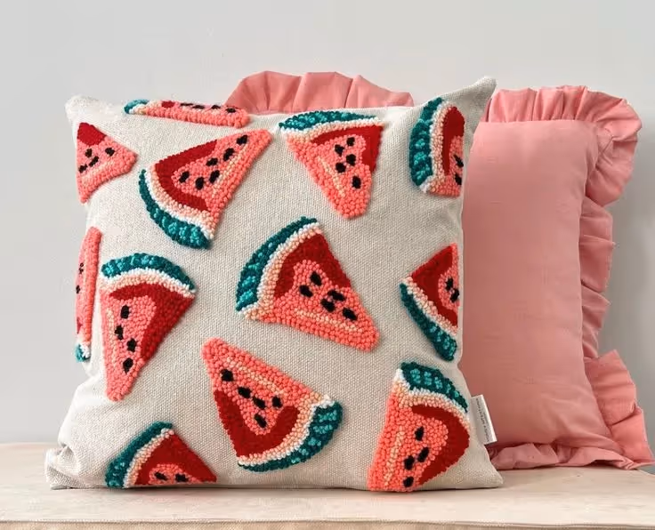 Cozy Bear Watermelon Cushion Cover