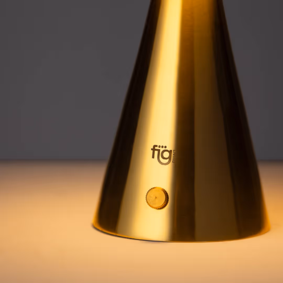 FIG Living Chrome Portable Lamp Gold - photo 5 of 8