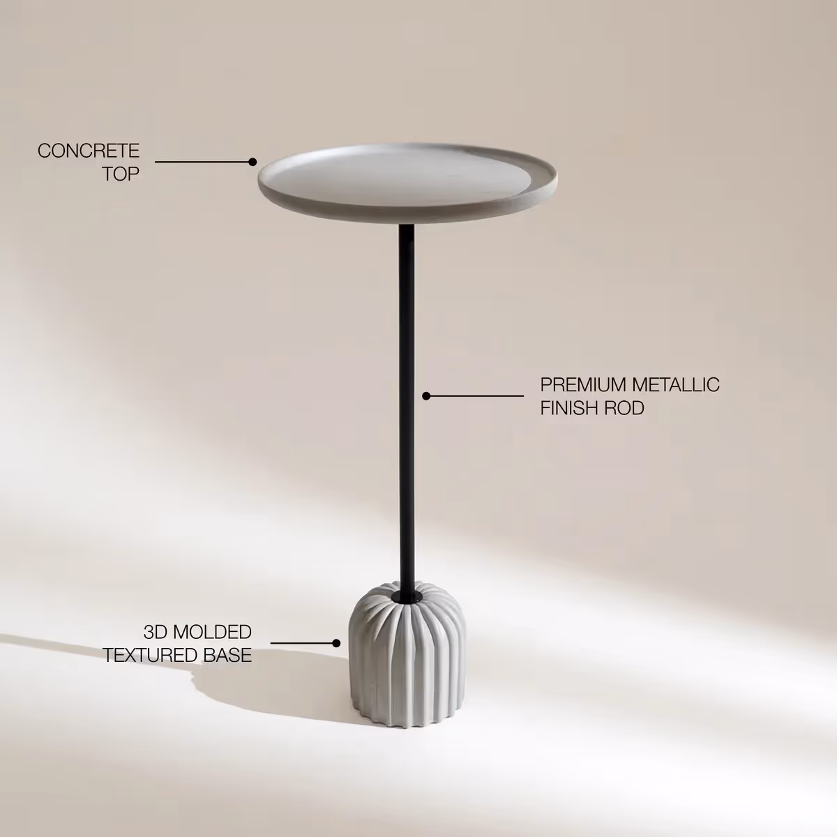 FIG Living Modern Grey Table - photo 3 of 4
