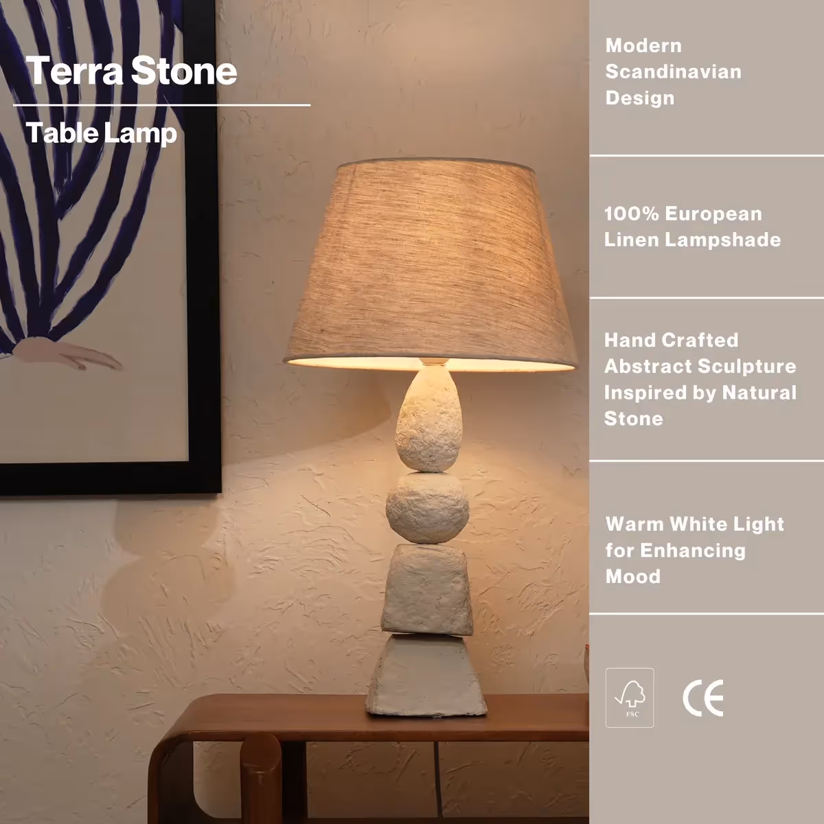 FIG Living Terra Stones Table Lamp - photo 3 of 4