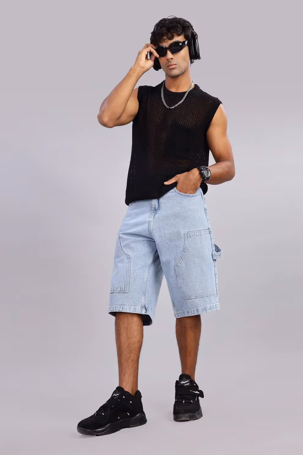 FOULCHILD Utility Denim Jorts - photo 1 of 4