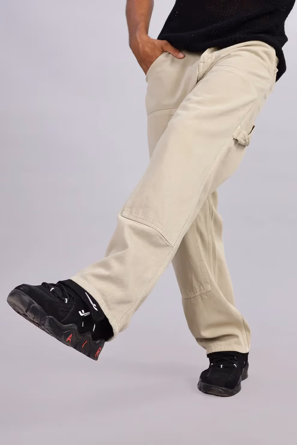 FOULCHILD Beige Carpenter Jeans - photo 4 of 4