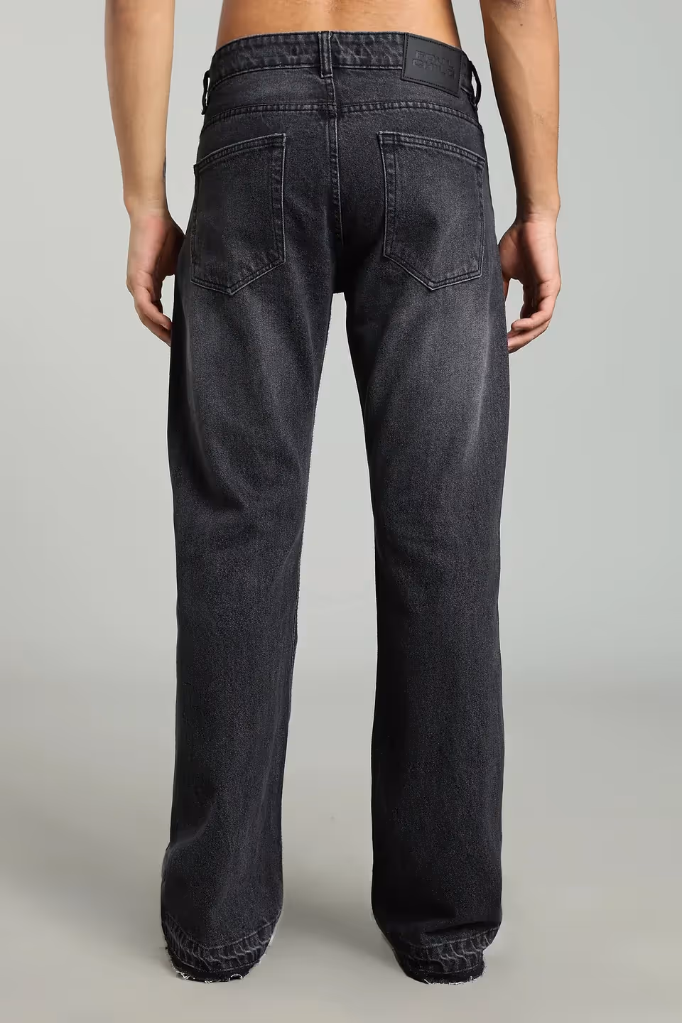FOULCHILD Black Grey Flared Jeans - photo 3 of 4