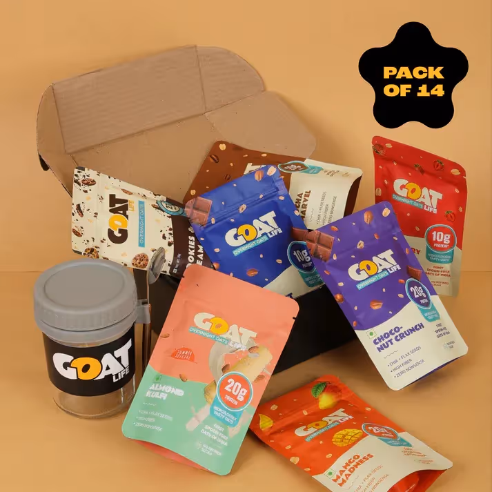 Goat Life Assorted Protein Box (PACK OF 14 + JAR) - photo 1 of 4