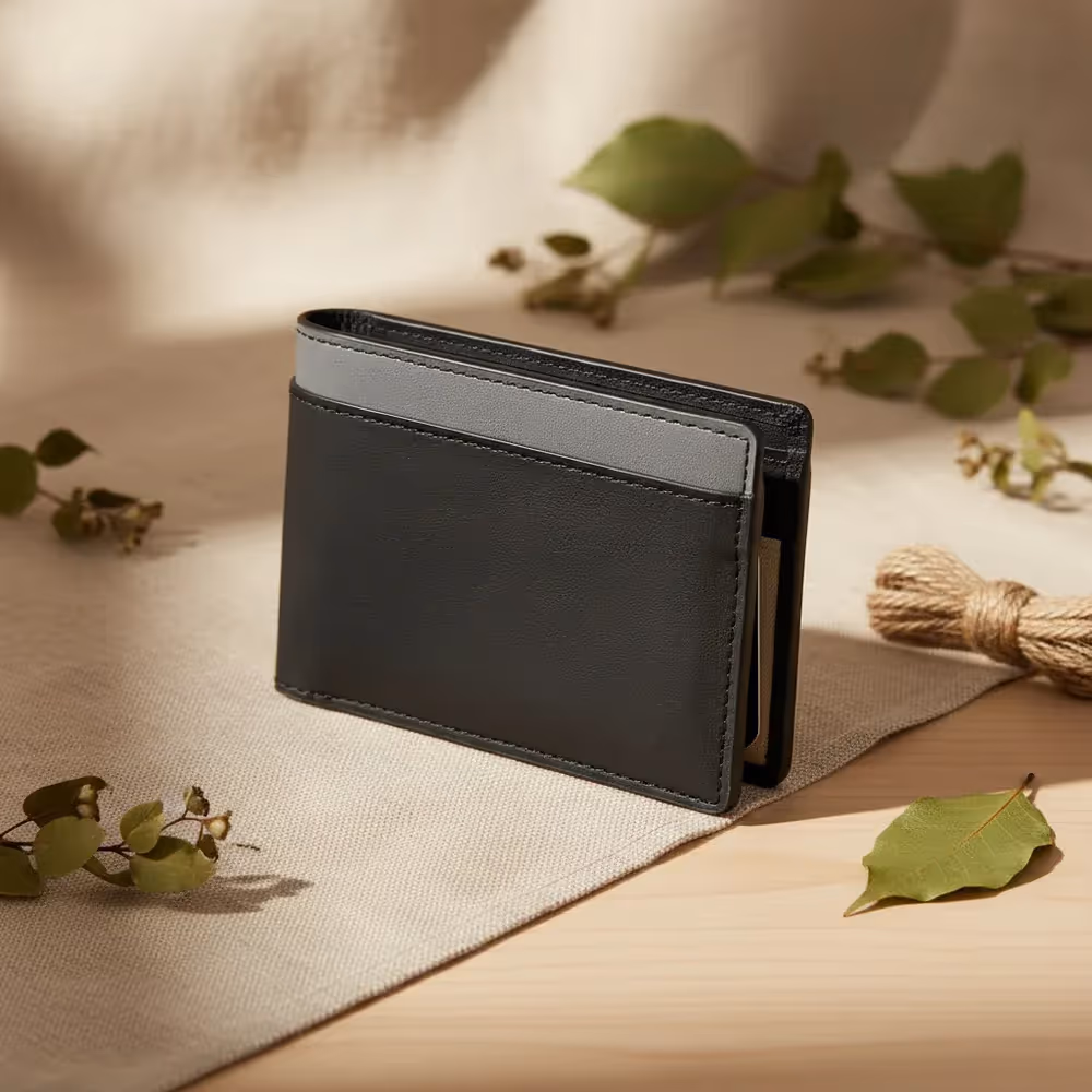 Green Hermitage Zeus Black & Grey Wallet - photo 1 of 4