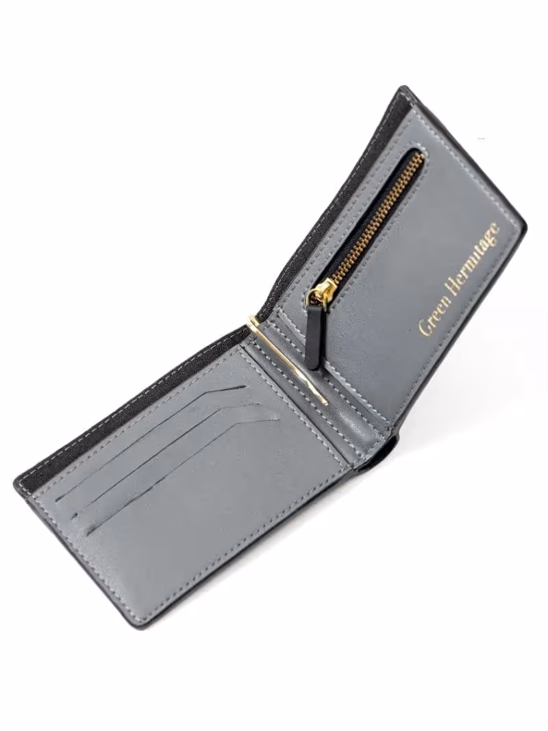 Green Hermitage Zeus Black & Grey Wallet - photo 2 of 4