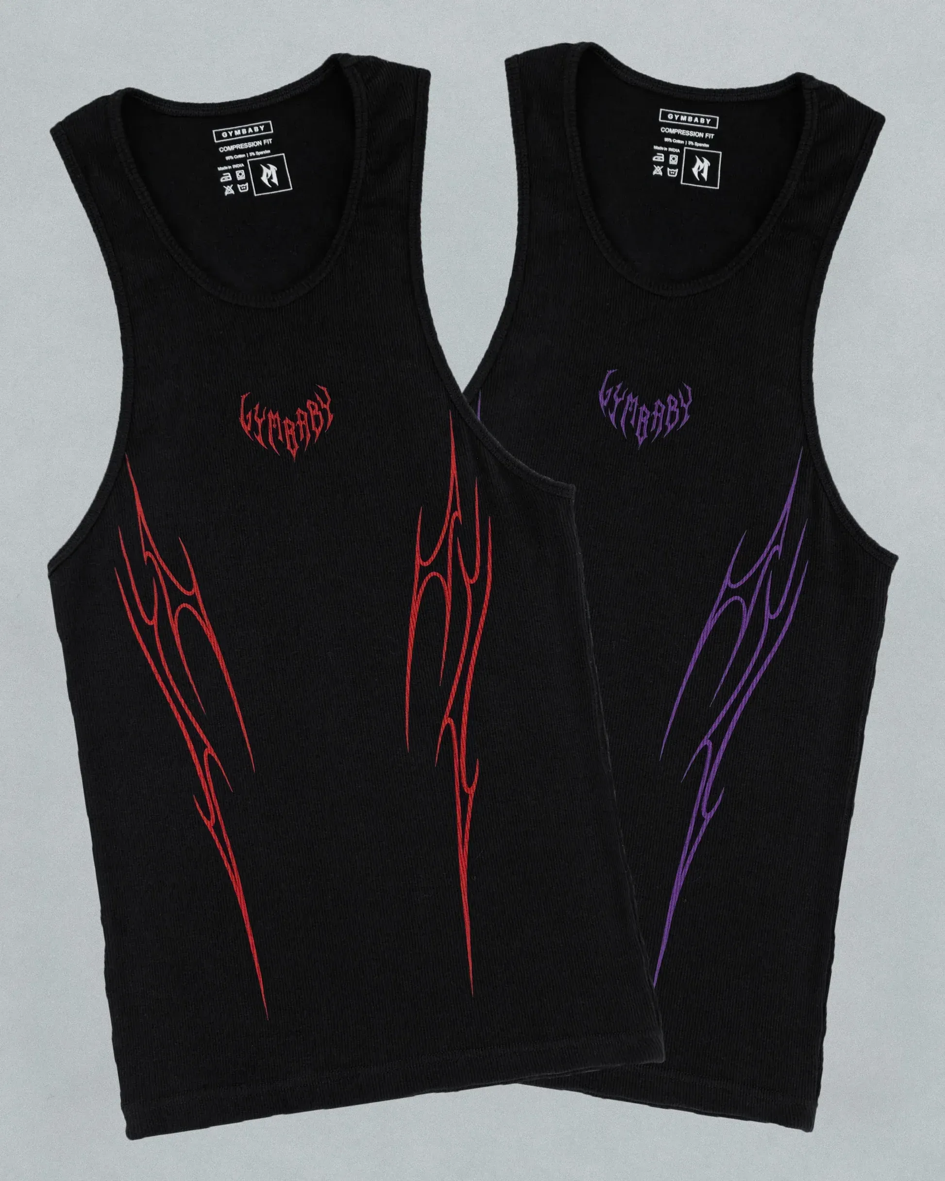 Ribbed Gym Vest (Pack of 2)