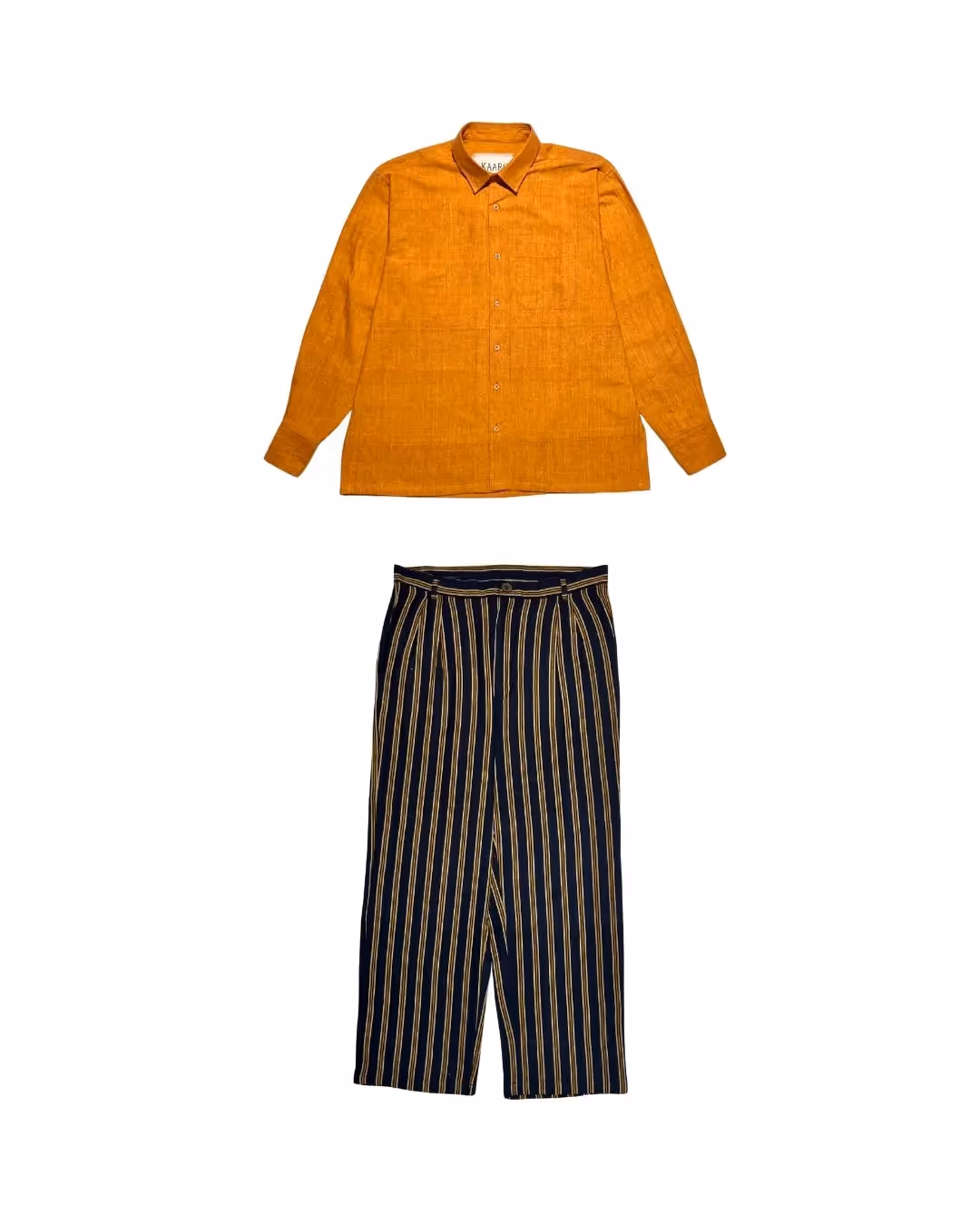 Kaaro Amber & Midnight Handwoven Co-ord Set – 100% Cotton, Made With Love - photo 1 of 5