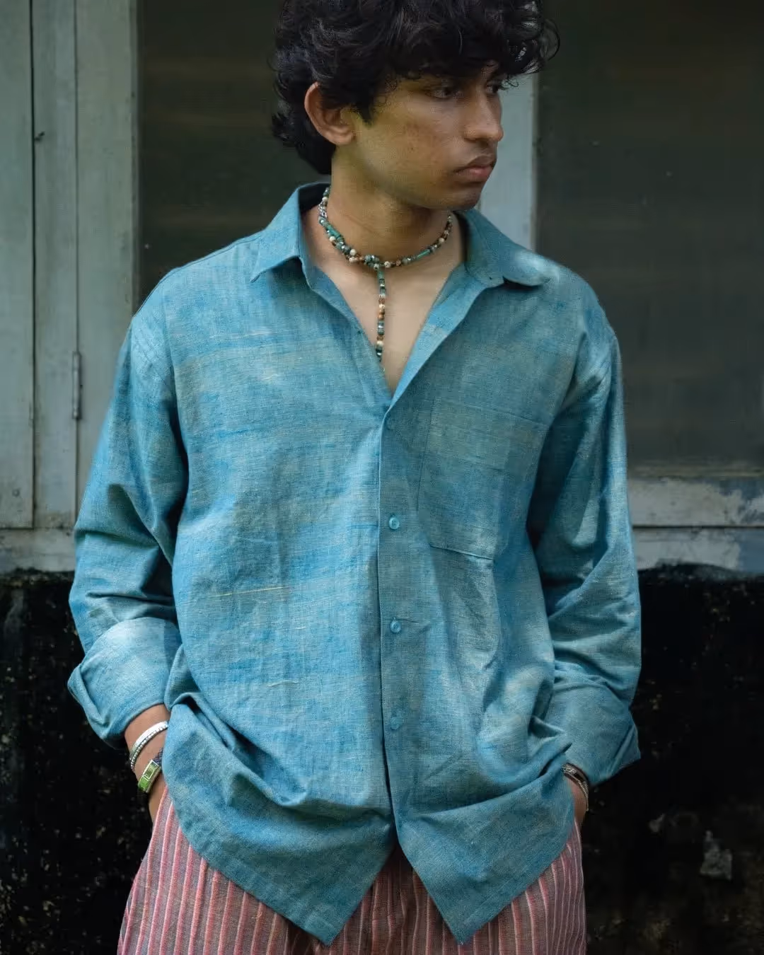 Kaaro Green & Russet Handwoven Co-ord Set – 100% Cotton, Made With Love - photo 6 of 6