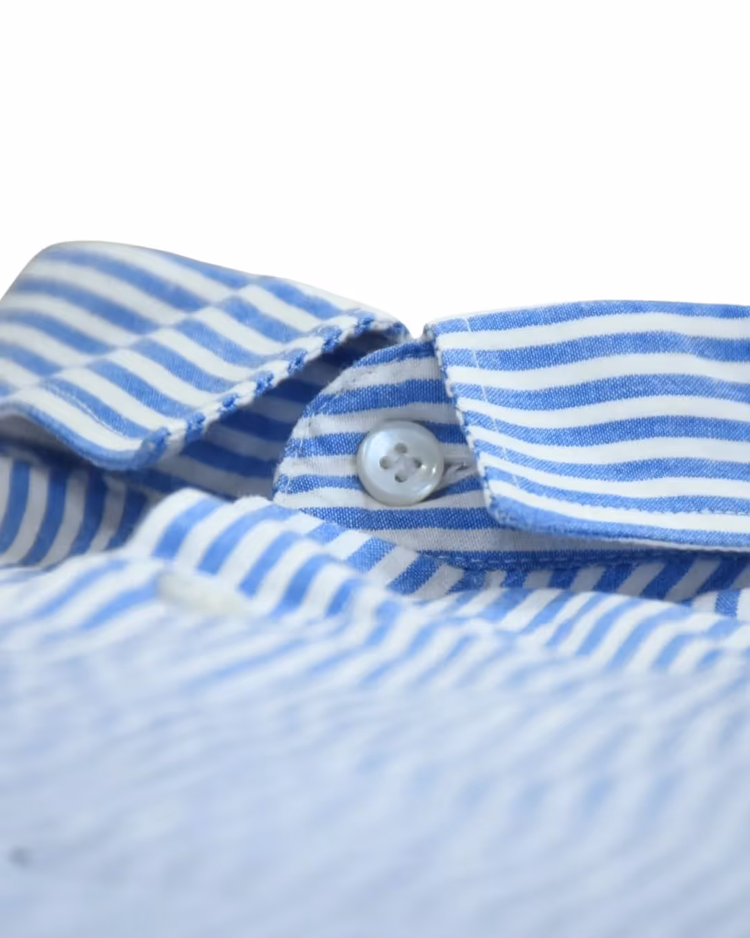 Kaaro Handwoven Blue Pinstripe Shirt – Long Sleeve - photo 3 of 4