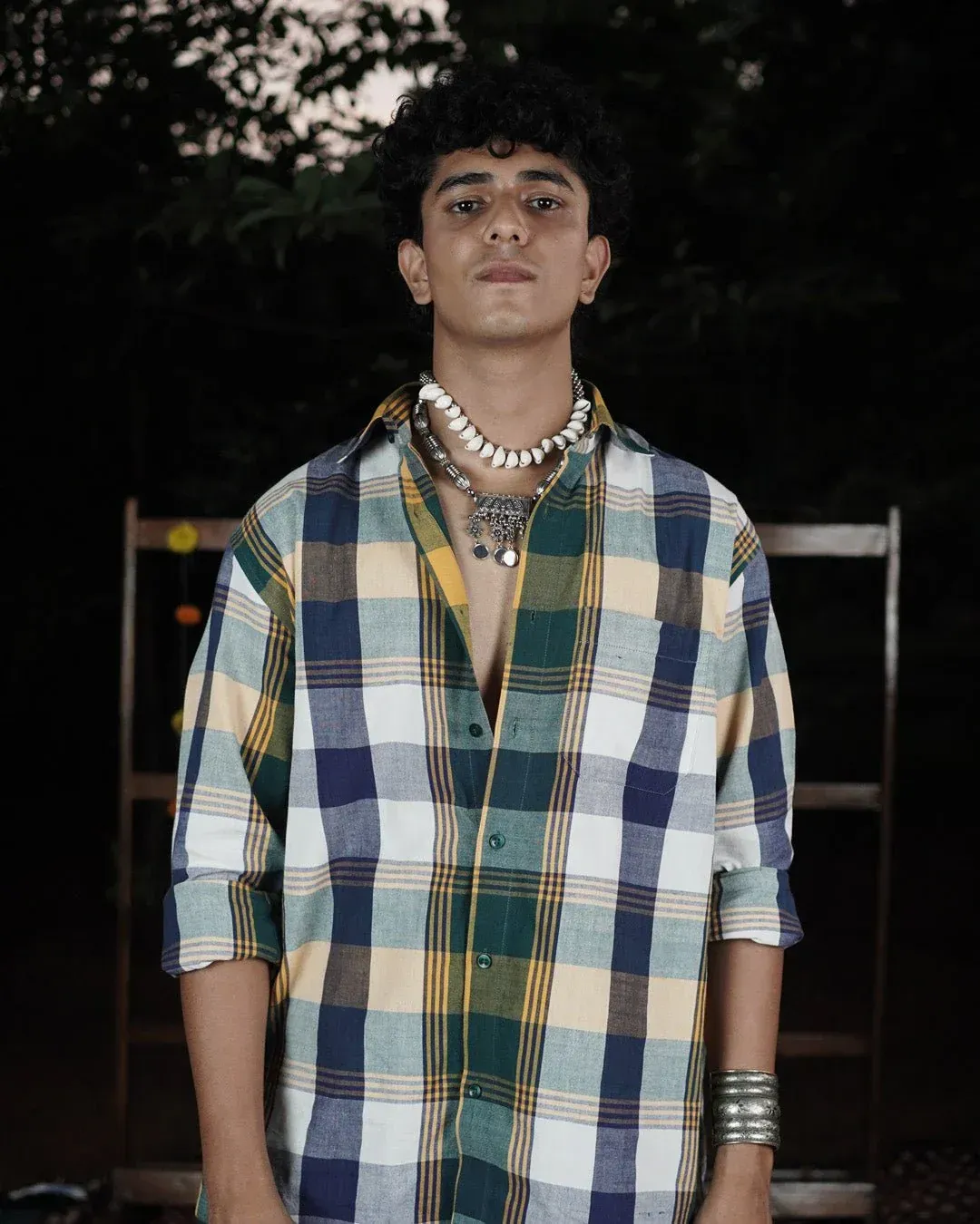 Handwoven Plaid Shirt