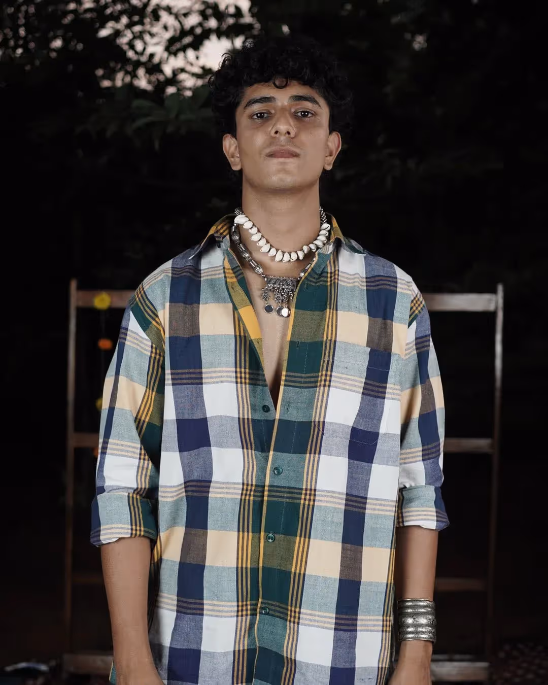 Kaaro Handwoven Plaid Shirt - photo 1 of 4