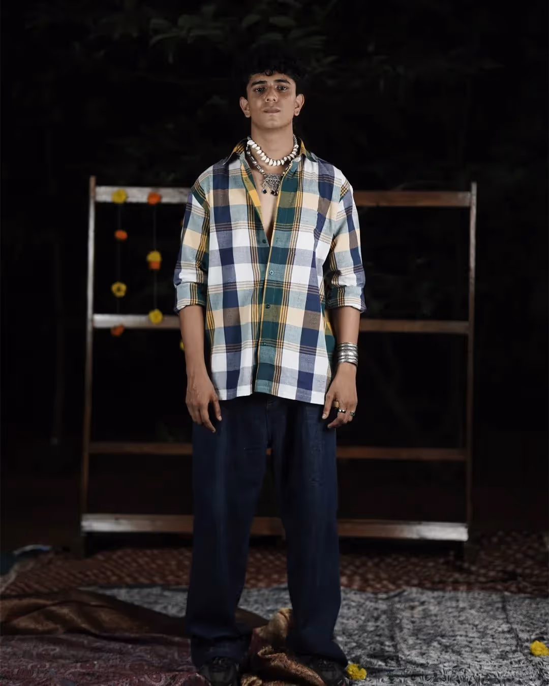 Kaaro Handwoven Plaid Shirt - photo 4 of 4