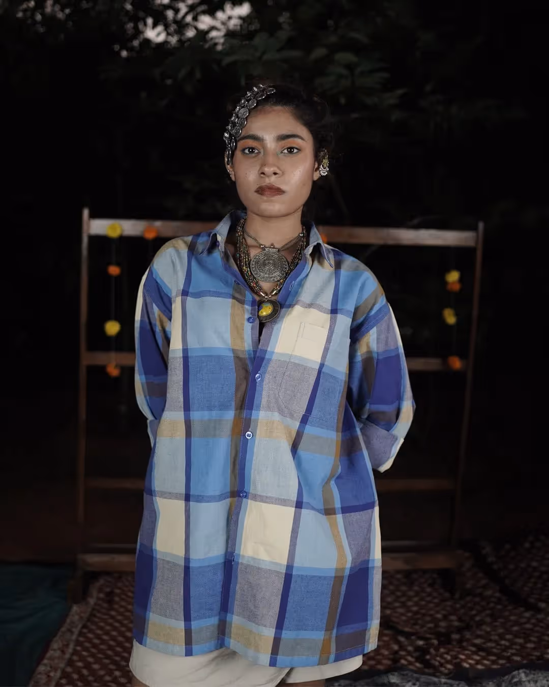 Kaaro Sea Glass Morning Handwoven Full Sleeve Shirt - photo 1 of 5