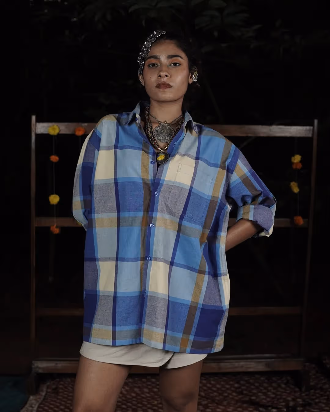 Kaaro Sea Glass Morning Handwoven Full Sleeve Shirt - photo 5 of 5