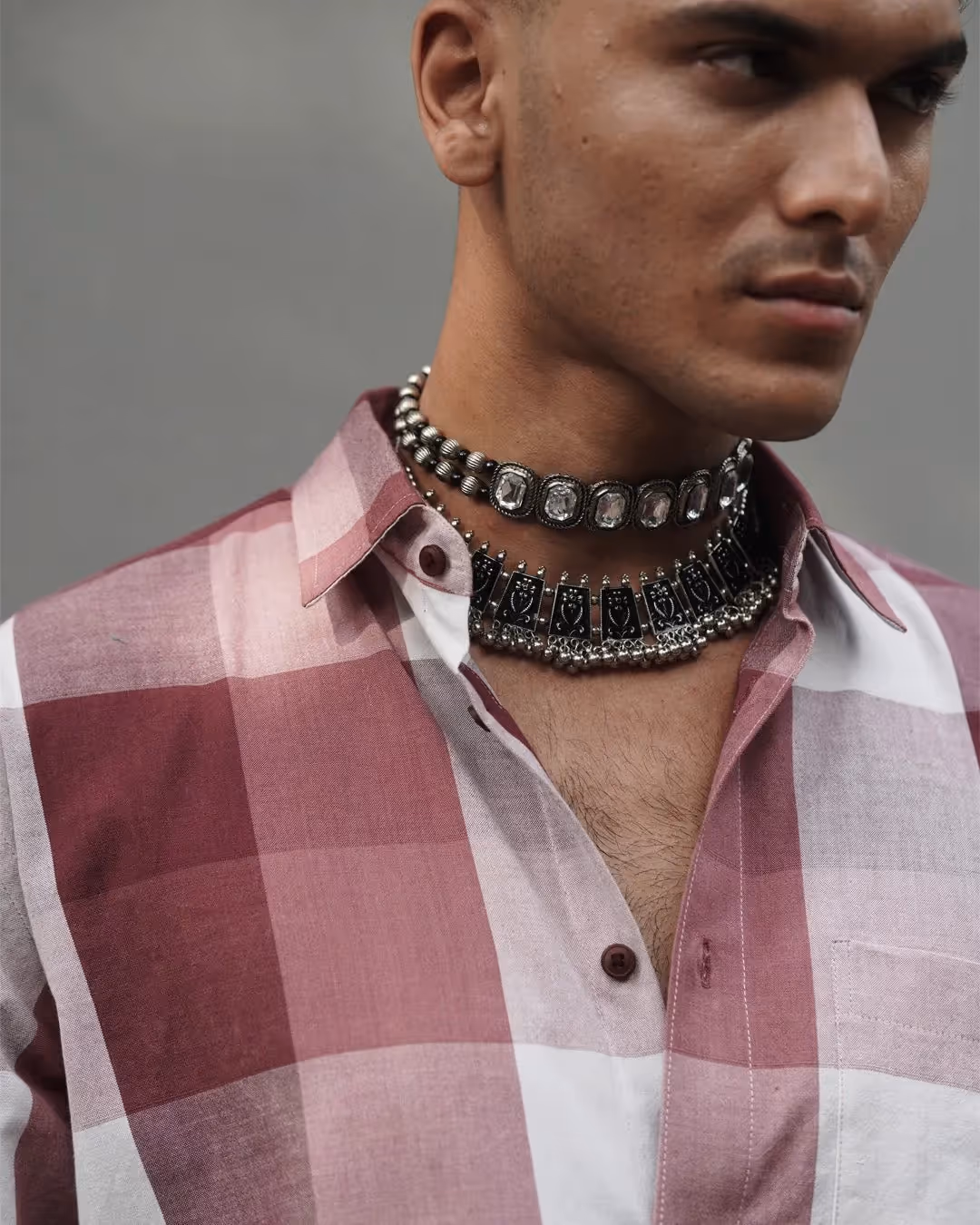 Kaaro Laterite Rose Handwoven Full Sleeve Shirt - photo 5 of 5