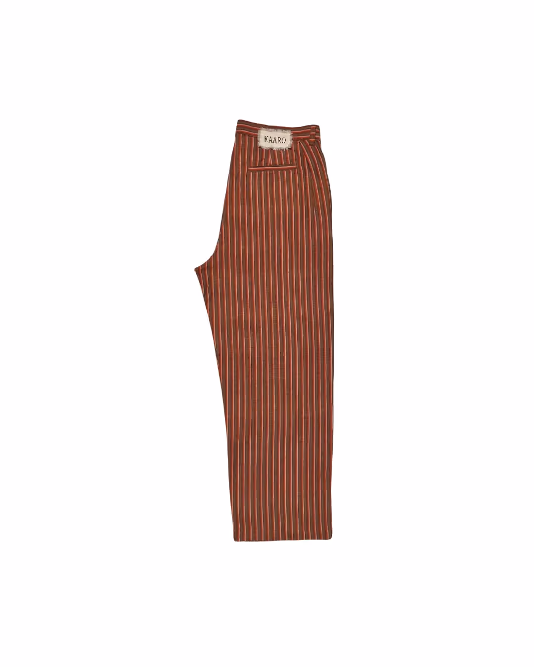 Kaaro Russet Striped Handwoven Trousers – Relaxed Fit - photo 3 of 3