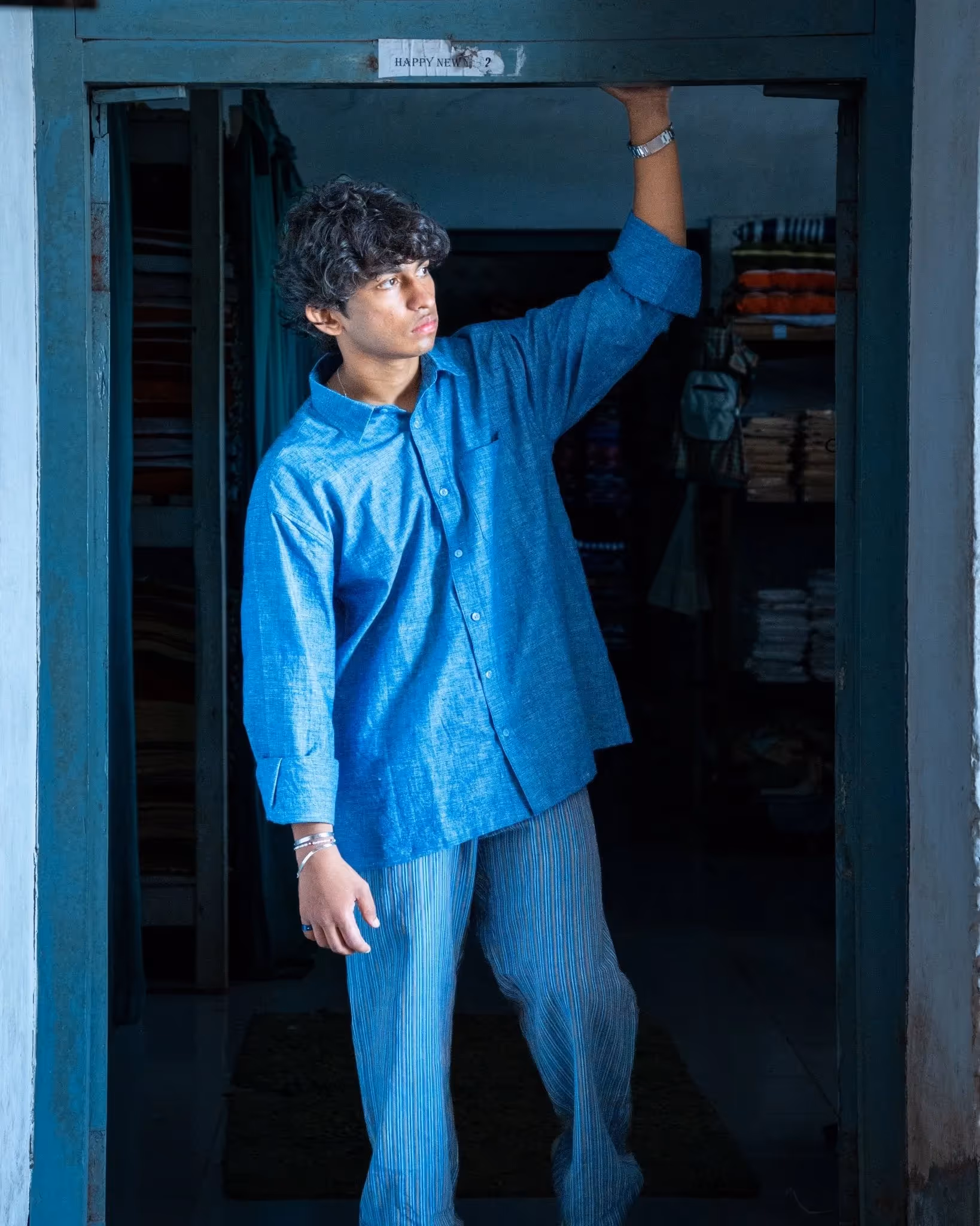 Kaaro Skyloom Handwoven Full Sleeve Shirt - Handspun and Handwoven - photo 2 of 2