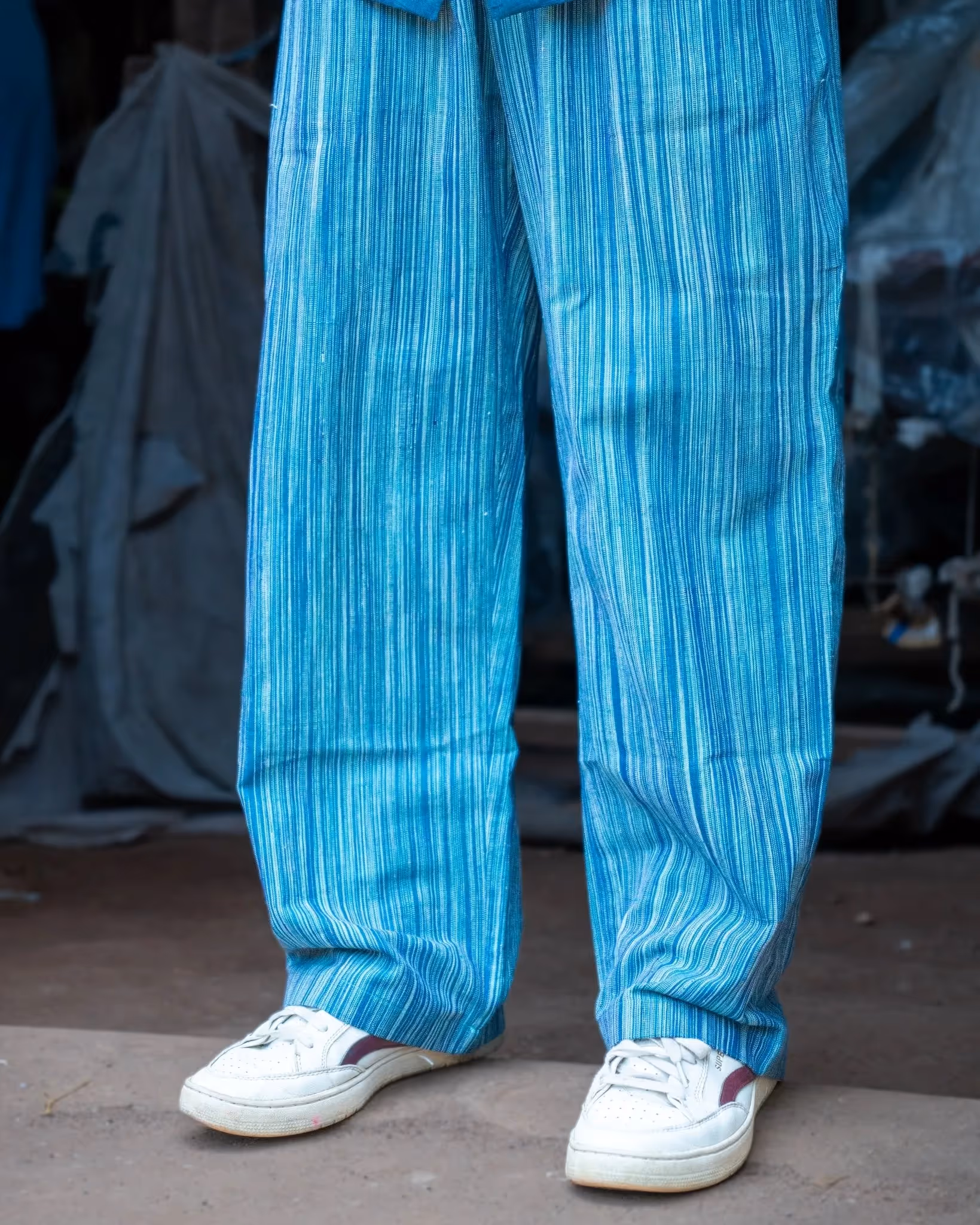 Kaaro Tide Striped Handwoven Trousers – Relaxed Fit - photo 2 of 3