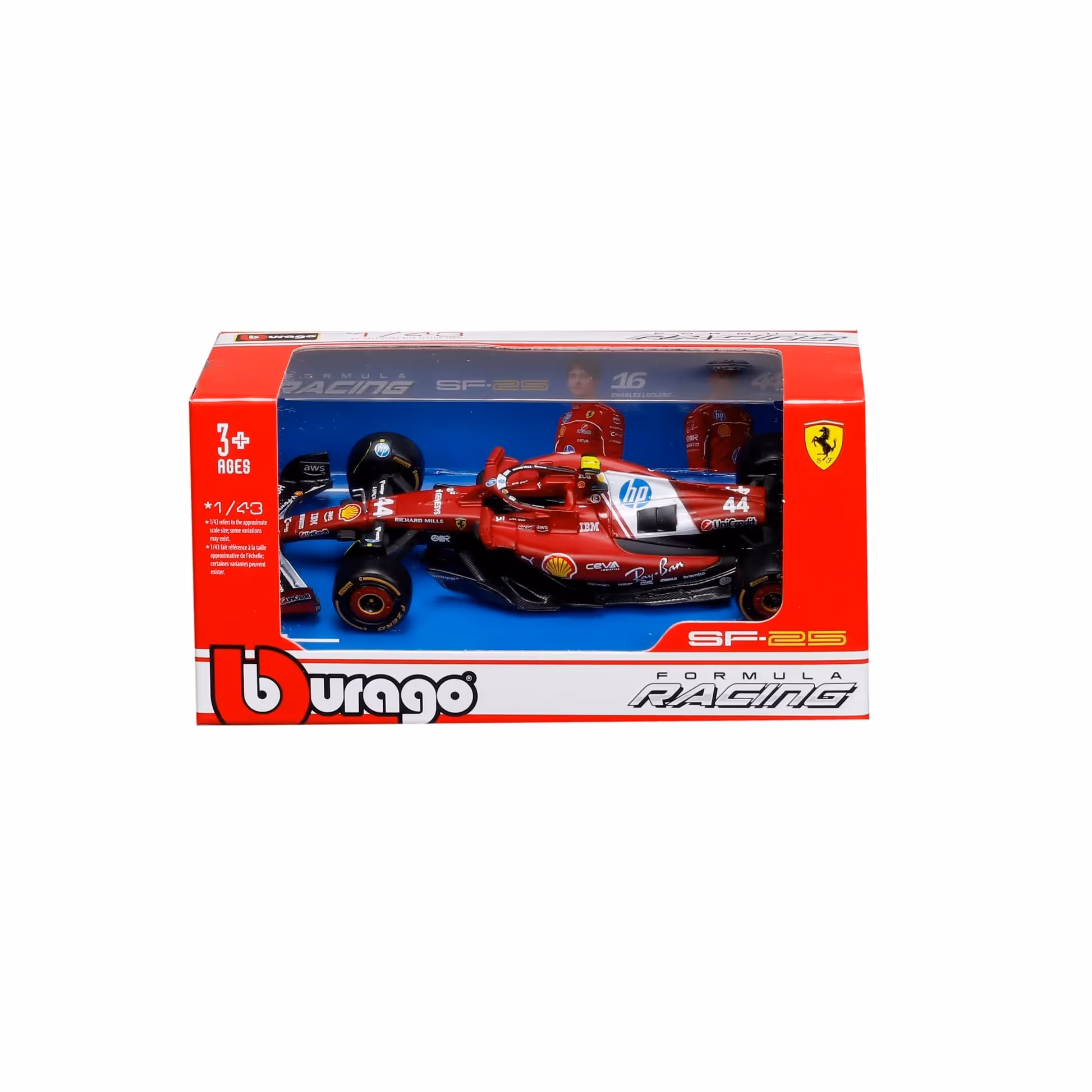 1lessidiot Lewis Hamilton #44 - Ferrari SF-25 2025 // 1:43 Scale model - photo 1 of 5