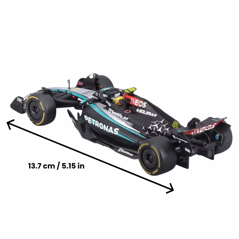1lessidiot Lewis Hamilton #44 - Mercedes F1 2024 Scale model - photo 4 of 5