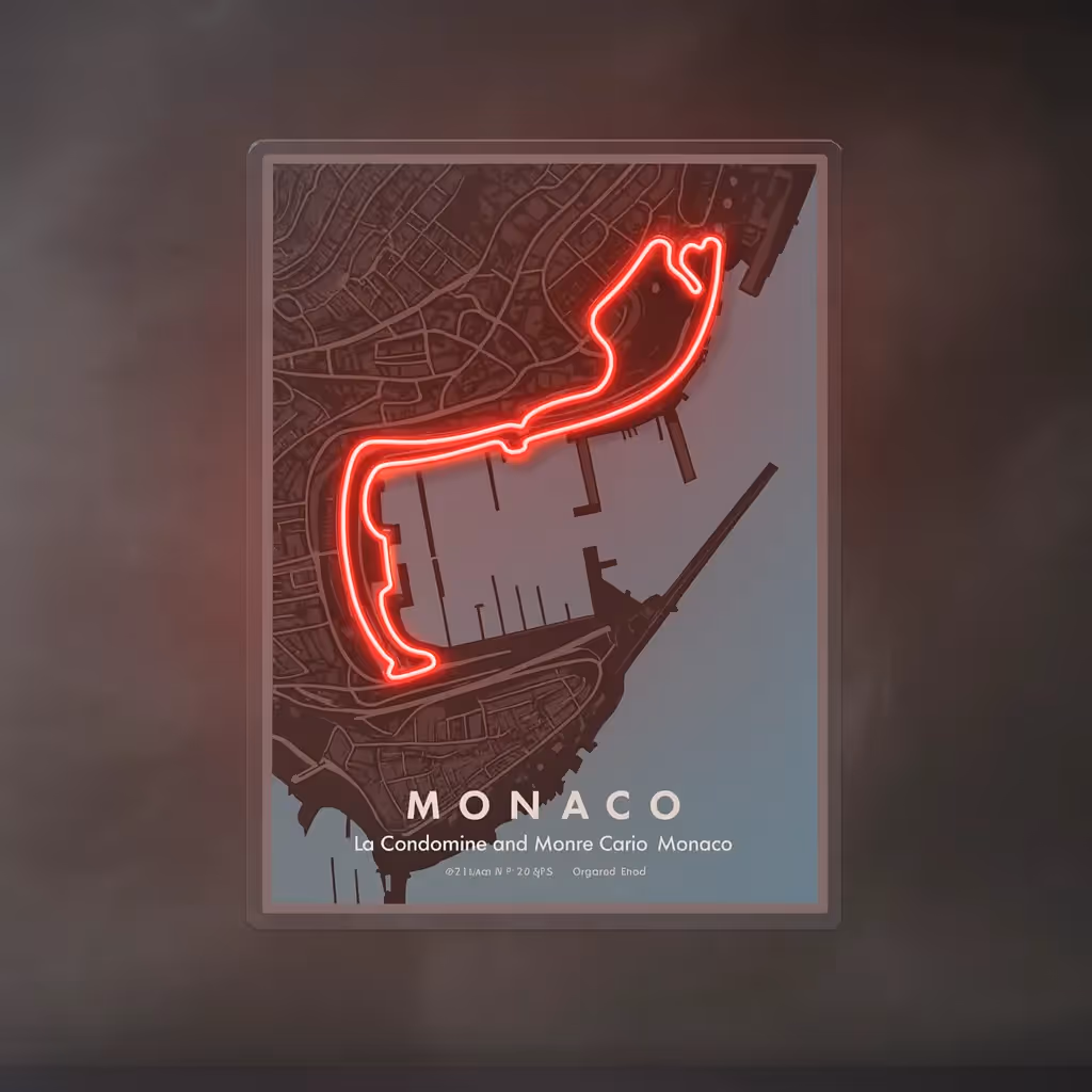 1lessidiot Circuit de Monaco Neon LED - photo 2 of 3