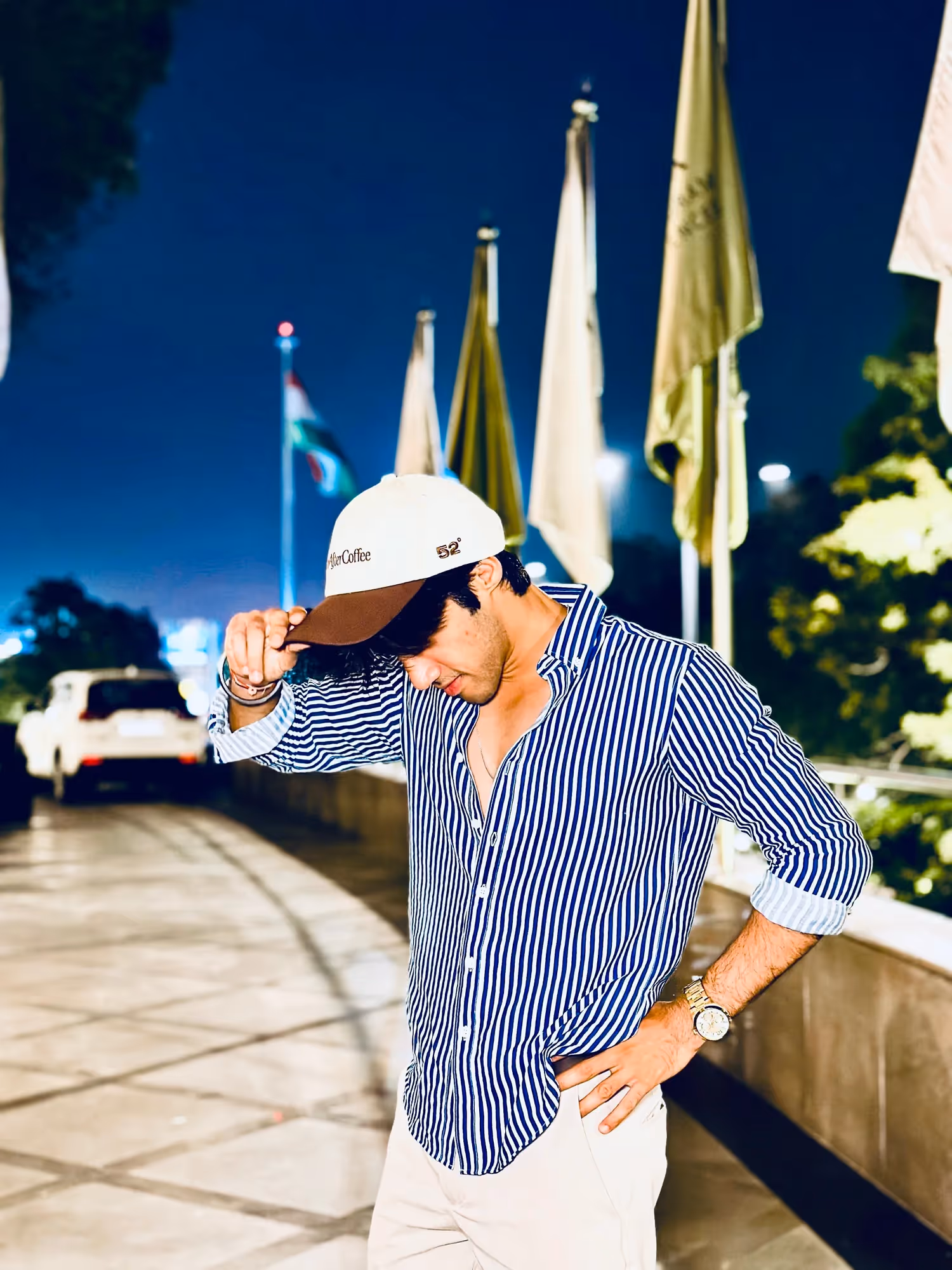 Active After Coffee Cream Cotton Baseball Cap  image 7