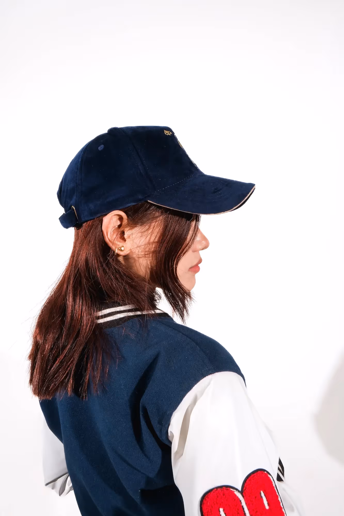 Badshah Blue Suede Baseball Cap  image 8
