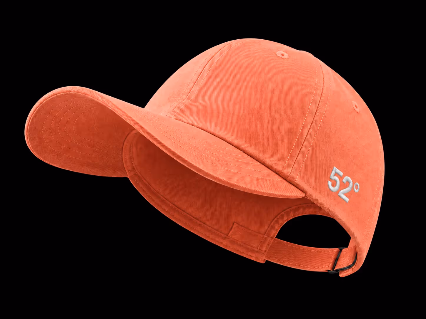 Blankcanvas Pastel Pink Cotton Baseball Cap  image 3