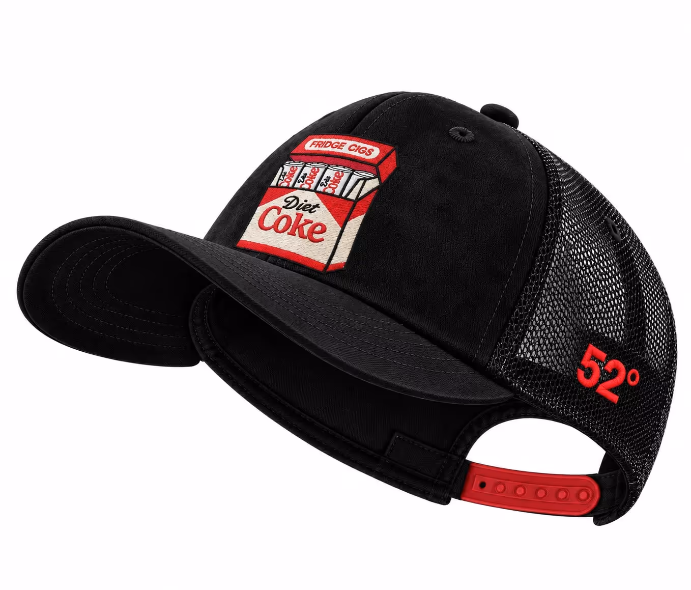 Fridge Cigs Black Suede Trucker Cap  image 5