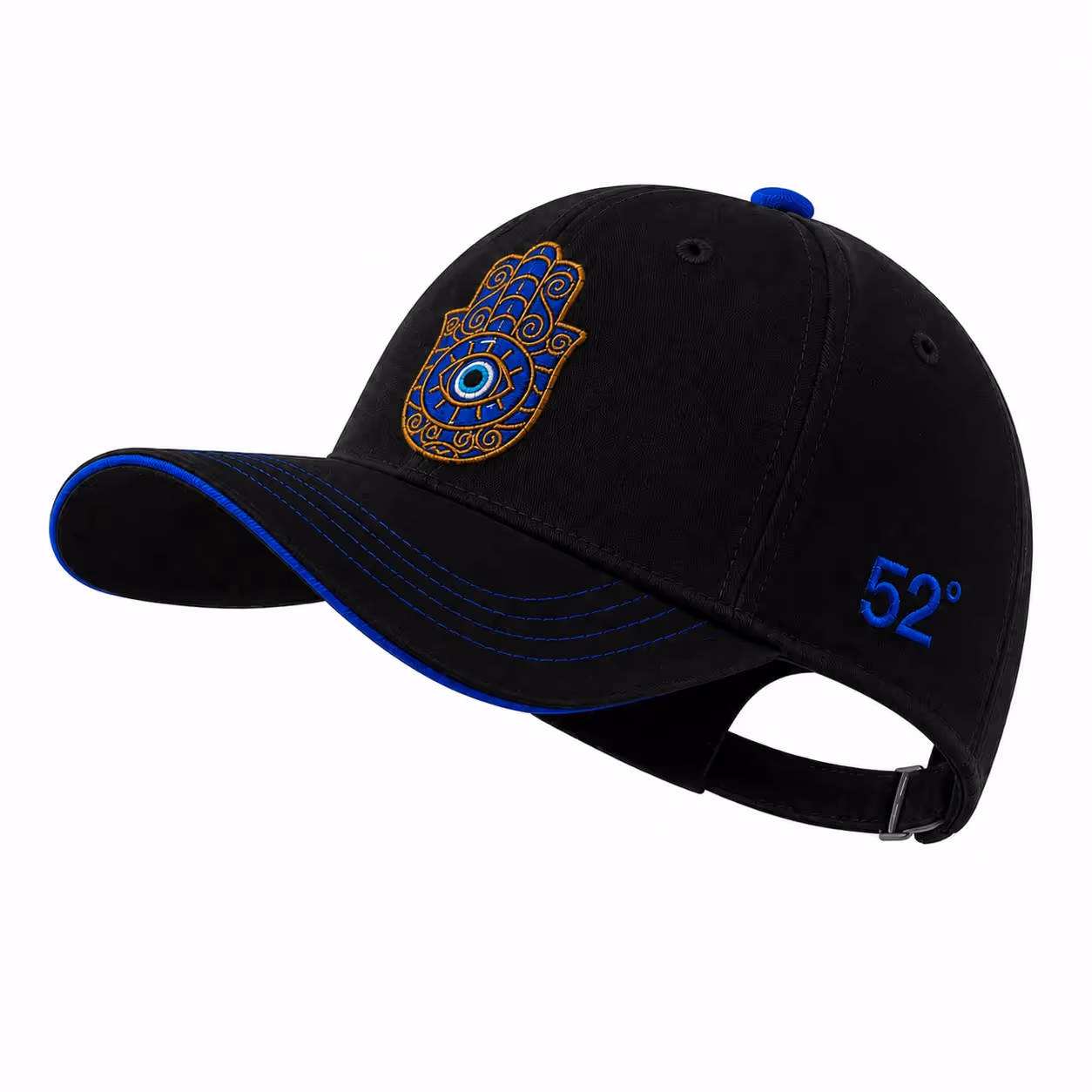 No Nazar Black Baseball Cap image 3