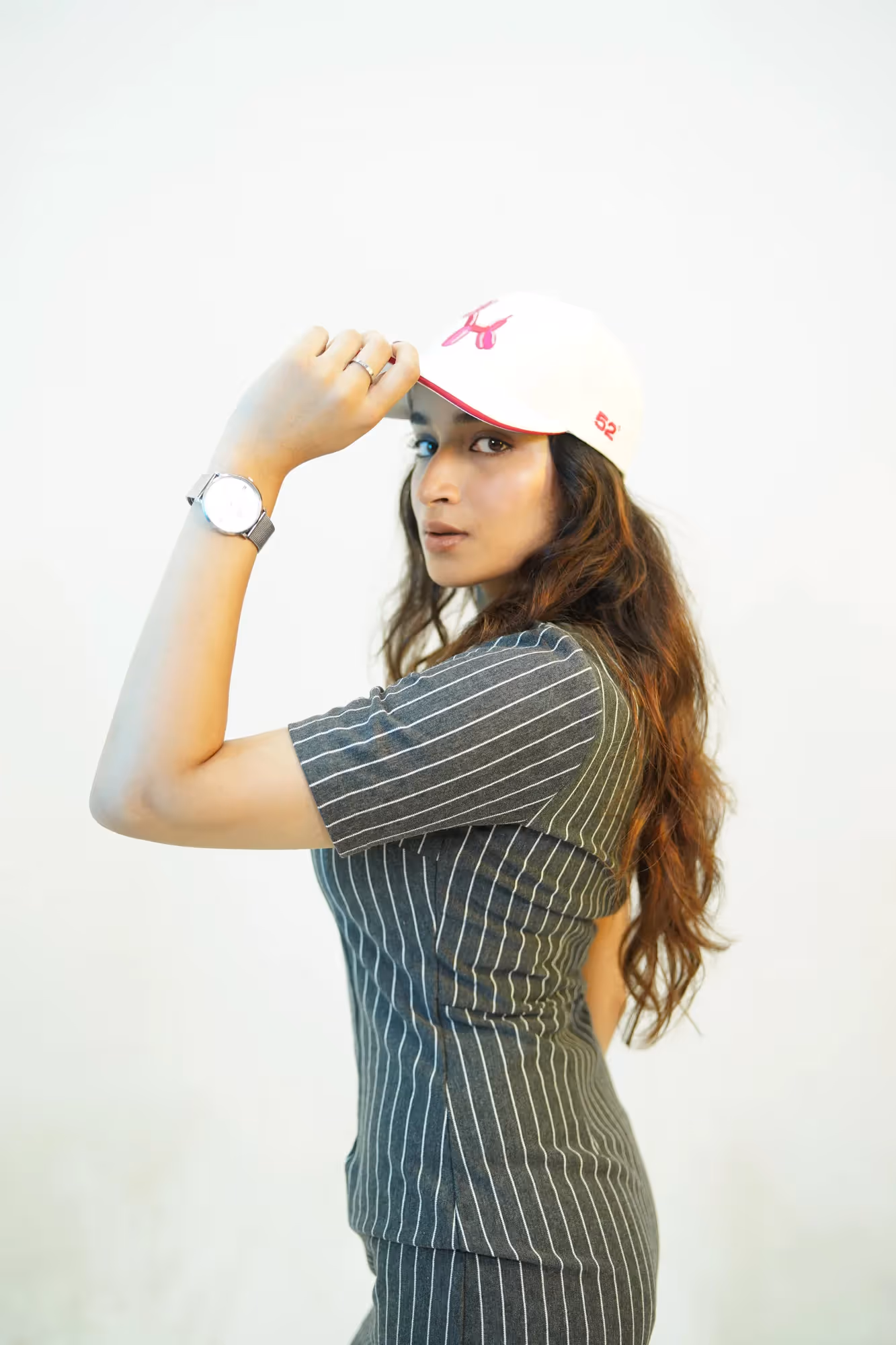 Spookie White Cotton Baseball Cap  image 13
