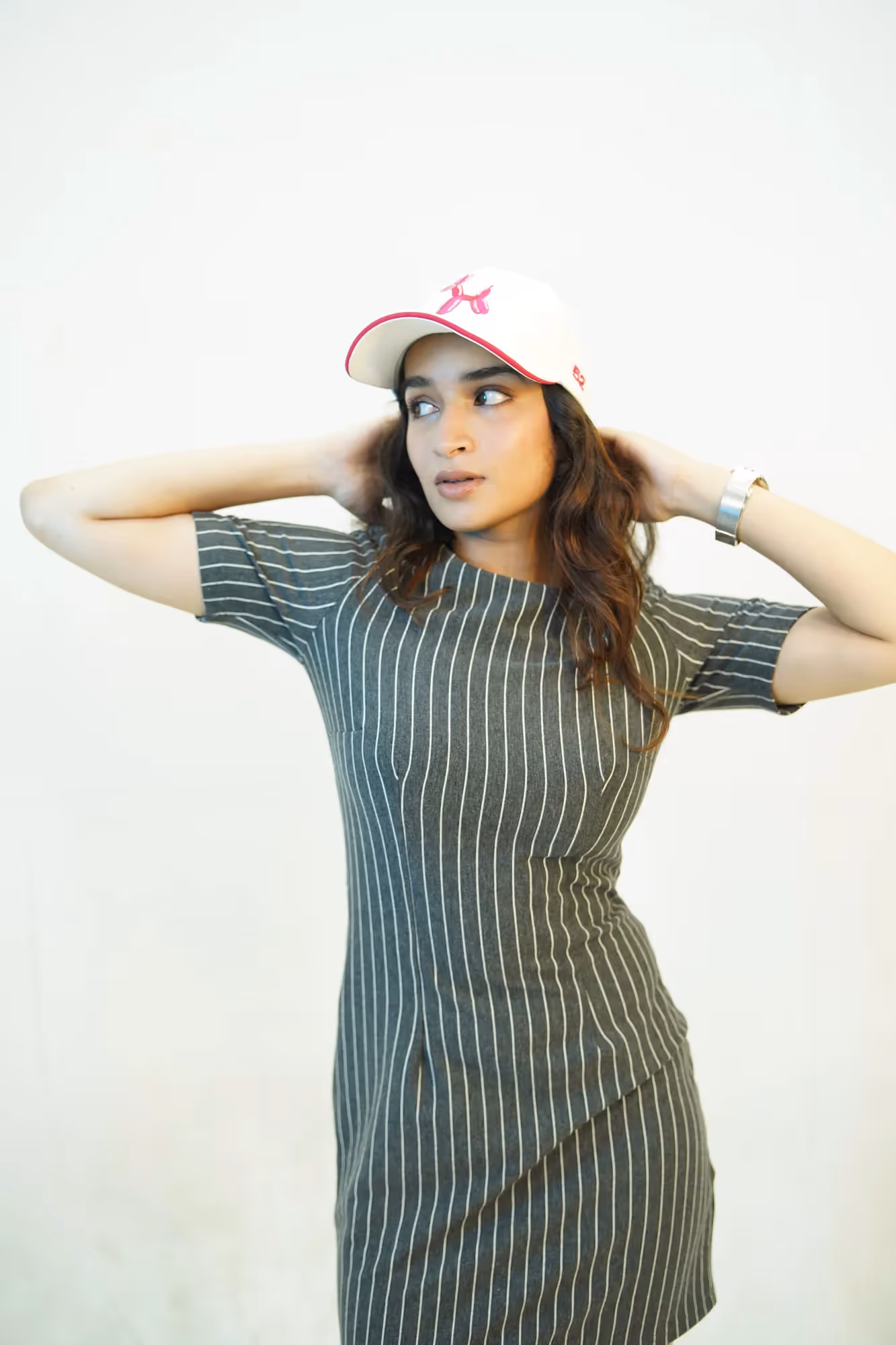 Spookie White Cotton Baseball Cap  image 7