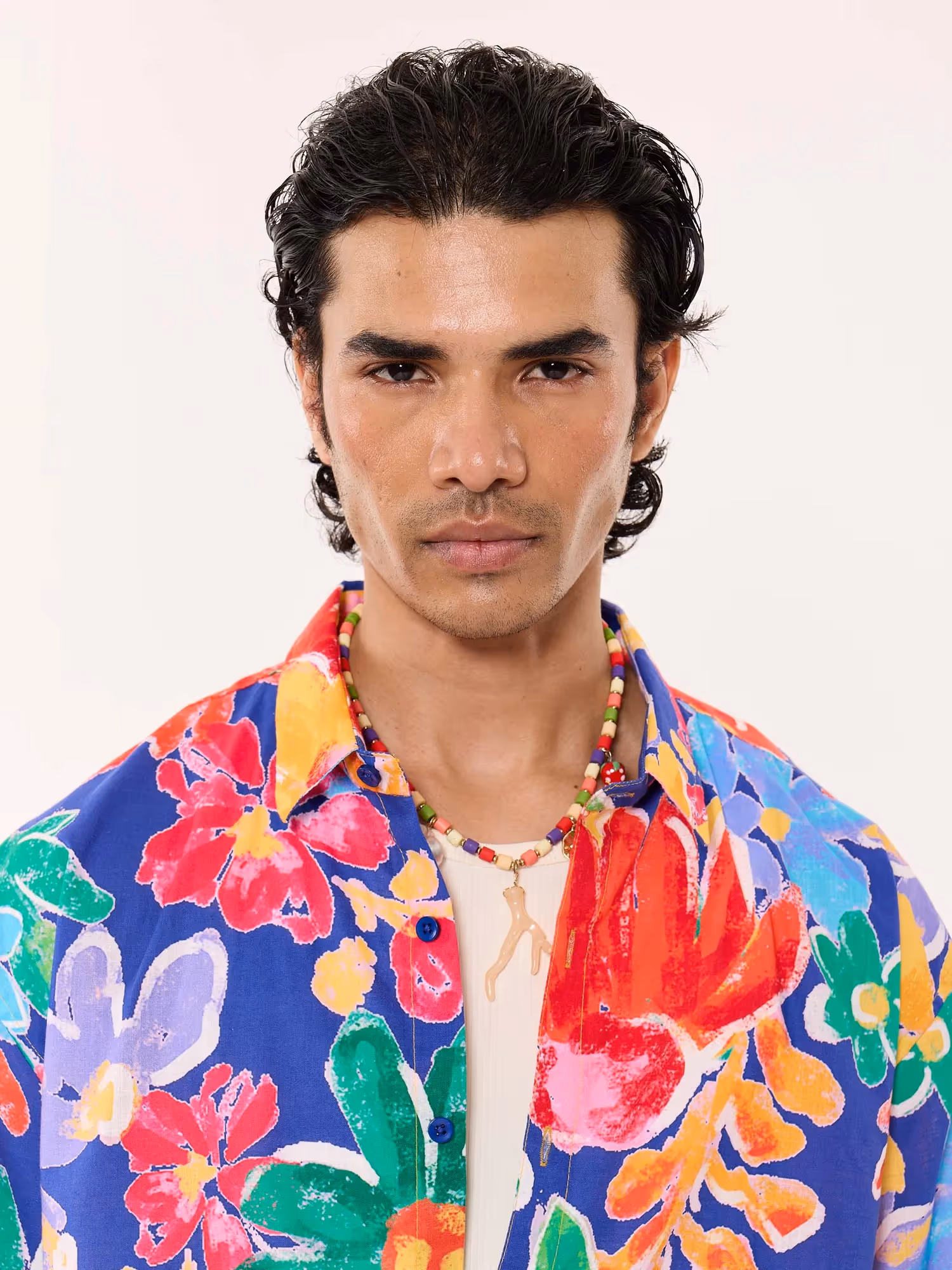 A Day in Tulum Printed Cropped Shirt image 7